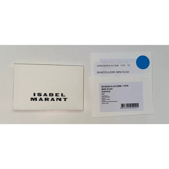 Isabel Marant Mini Elda Bag ~ Papaya - Picture 3 of 3
